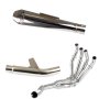 Lextek AC1 Polished Classic Exhaust System 350mm for Kawasaki Versys 1000 (15-18)