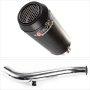 Lextek CP9C Full Carbon Exhaust 180mm with Link Pipe