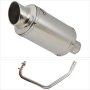 Lextek YP4 S/Steel Stubby Exhaust System 200mm for Lexmoto Isca