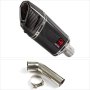 Lextek SP11C Gloss Carbon Fibre Exhaust 200mm with Link Pipe for Suzuki DL1050 V-Strom (20...