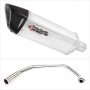 Lextek SP4 Polished Stainless Steel Exhaust System 300mm