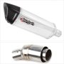 Lextek SP4 Polished Stainless Steel Exhaust 300mm with Link Pipe for Kawasaki Versys-X 300...