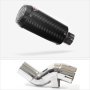 Lextek Stainless Steel CP9C Carbon Fibre Exhaust 180mm with Link Pipe