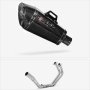Lextek XP8C Carbon Fibre Exhaust System 210mm for Yamaha YZF R3 (18-20)