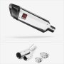Lextek SP4 Polished Stainless Steel Exhaust 300mm with Link Pipe for BMW S1000R 2017-2020