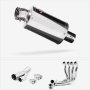 Lextek OP4 Polished S/Steel Exhaust System 200mm for BMW S1000R 2017-2020