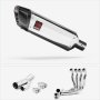 Lextek SP4 Polished Stainless Steel Exhaust System 300mm for BMW S1000R 2017-2020