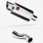 Lextek YP4 S/Steel Stubby Exhaust 200mm with Link Pipe for Kawasaki Z900 (20-23)