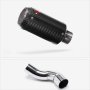 Lextek CP8C Full Carbon Exhaust 150mm with Link Pipe for Kawasaki Z900 (20-23)