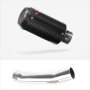 Lextek CP8C Full Carbon Exhaust 150mm with Link Pipe for Suzuki SV650 (99-02)