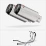 Lextek Matt Stainless Steel CP1 Exhaust System 150mm for Suzuki GSX 1300 R Hayabusa (21-24...
