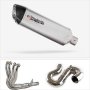 Lextek VP1 Matt S/Steel Exhaust System 300mm for Honda CBR1000RR Fireblade (14-16)