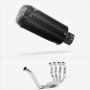 Lextek Stainless Steel CP9C Full Carbon Exhaust System 180mm for Yamaha YZF R6 (99-02)