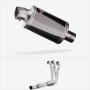 Lextek Stainless Steel OP15 Dark Tint Stainless Exhaust System 200mm Low Level
