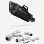 Lextek XP8C Carbon Fibre Exhaust 210mm with Silencer De-Cat Link Pipe for Yamaha MT-10 (16...