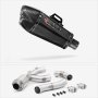 Lextek XP13C Carbon Fibre Exhaust 210mm with Silencer De-Cat Link Pipe for Yamaha MT-10 (1...