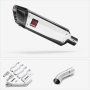 Lextek Stainless Steel SP4 Polished Stainless Steel Exhaust System 300mm