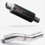 Lextek Stainless Steel GP8C Exhaust 240mm for Honda CBR500R (22-24) with Link Pipe