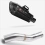 Lextek Stainless Steel XP8C Exhaust 210mm for Honda CBR500R (22-24) with Link Pipe
