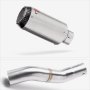 Lextek Stainless Steel CP1 Exhaust 150mm for Honda CBR500R (22-24) with Link Pipe