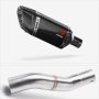 Lextek Stainless Steel SP11C Exhaust 200mm for Honda CBR500R (22-24) with Link Pipe