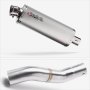 Lextek Stainless Steel OP1 Exhaust 350mm for Honda CBR500R (22-24) with Link Pipe