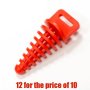 Lextek Red Small Exhaust Silencer Plug (12 for the price of 10)