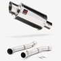 Lextek YP4 S/Steel Stubby Exhaust 200mm with Link Pipe for KTM 690 Duke (12-15)