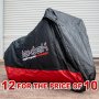 Lextek 12 for 10 Motorcycle/Scooter Covers Large