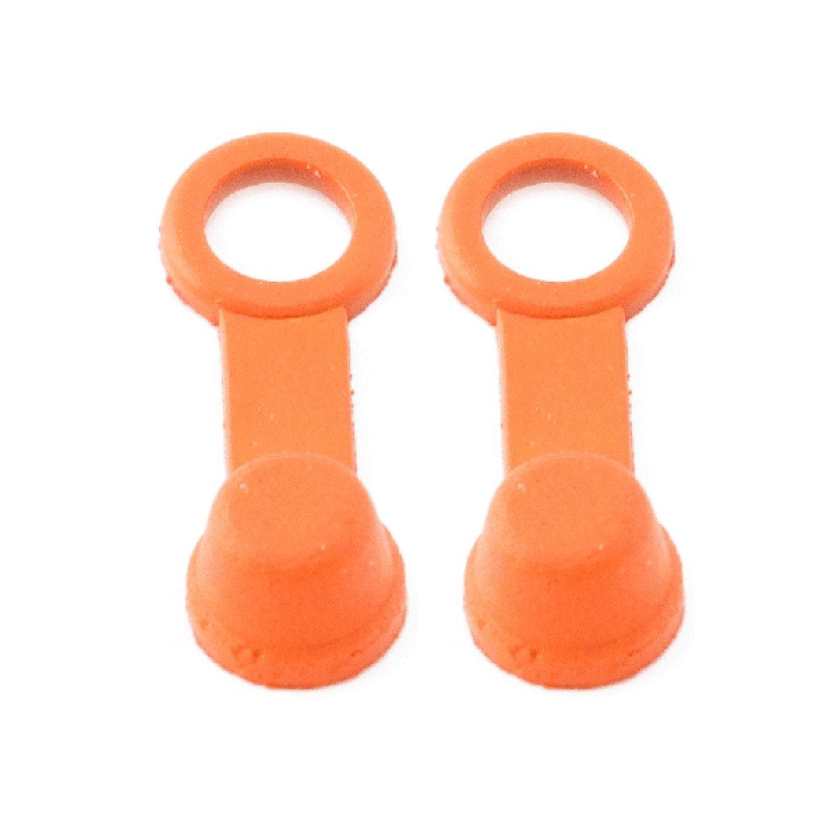 Lextek Brake Caliper Bleed Nipple Dust Cap Orange (Pair) (BBN005) (#005 ...