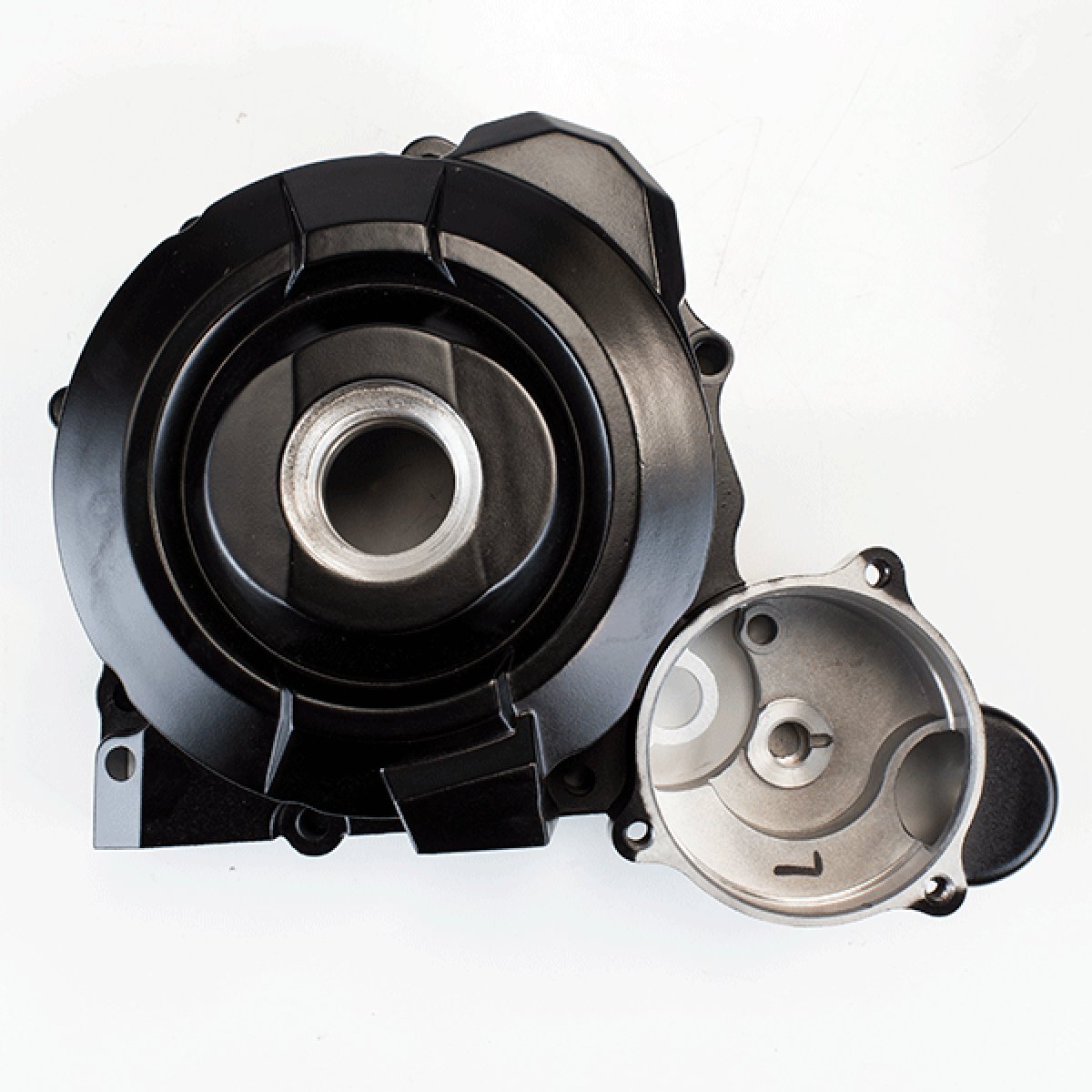 Left Crankcase Cover SK157FMIG Black for SK12522, SK1258 (ENGCL074