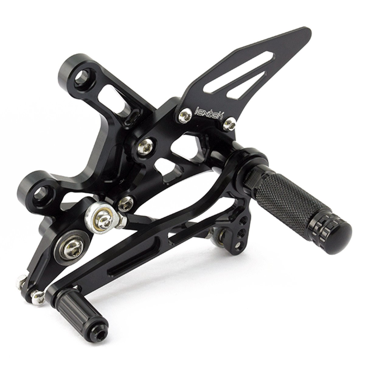 Lextek Rear Sets Black for Kawasaki ZX10 R (16-19) Foot Peg LEFT