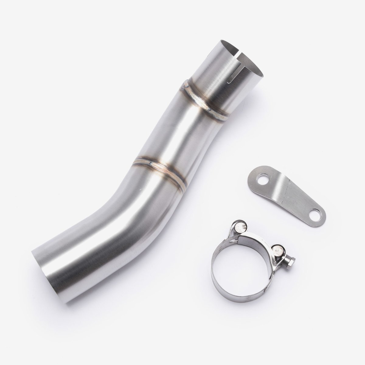 Lextek Stainless Steel Link Pipe Exhaust|Rear Clamp-On Silver LNKPP056 Lifetime - Photo 6