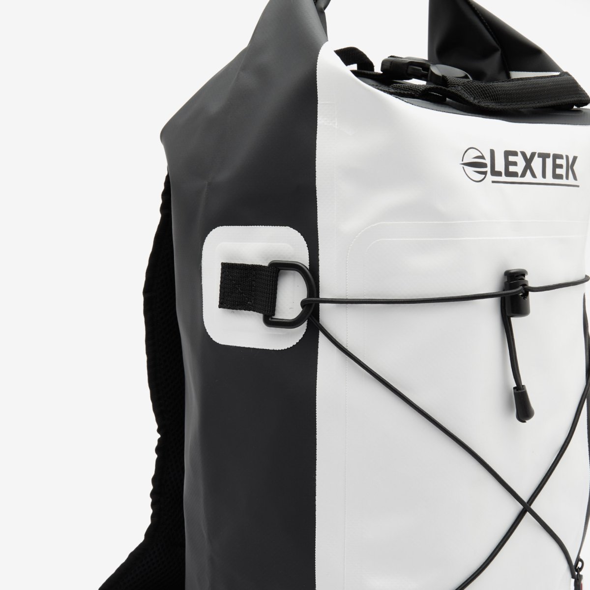 Lextek Waterproof Dry Bag Backpack 30L White/Black Rear Bag 30 L Canvas Straps - Photo 8