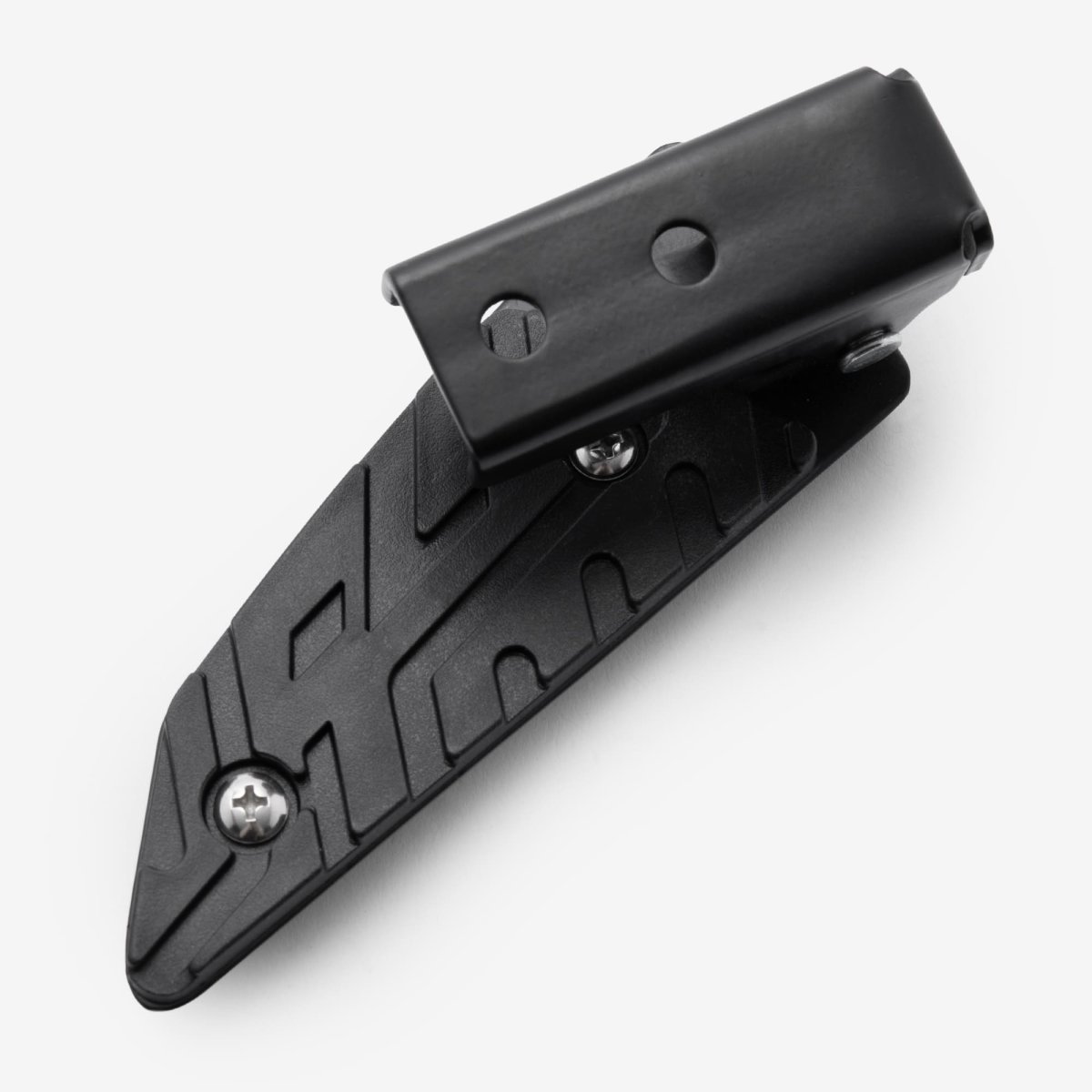 Footpeg With Bracket Left Black Foldable Foot Peg Scooter FPWBL081 Steel Bolt-On - Photo 2