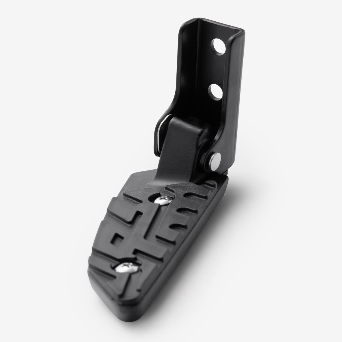Footpeg With Bracket Left Black Foldable Foot Peg Scooter FPWBL081 Steel Bolt-On - Photo 4