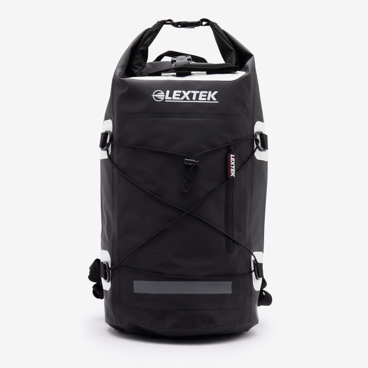 Lextek Waterproof Dry Bag Backpack 30L Black 30 L Canvas Dual Sport Motorcycle