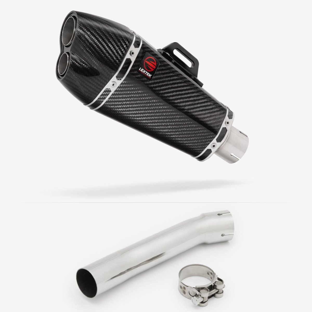 Lextek Slip-on Stainless Steel 210mm Exhaust for Suzuki SV650 99-02