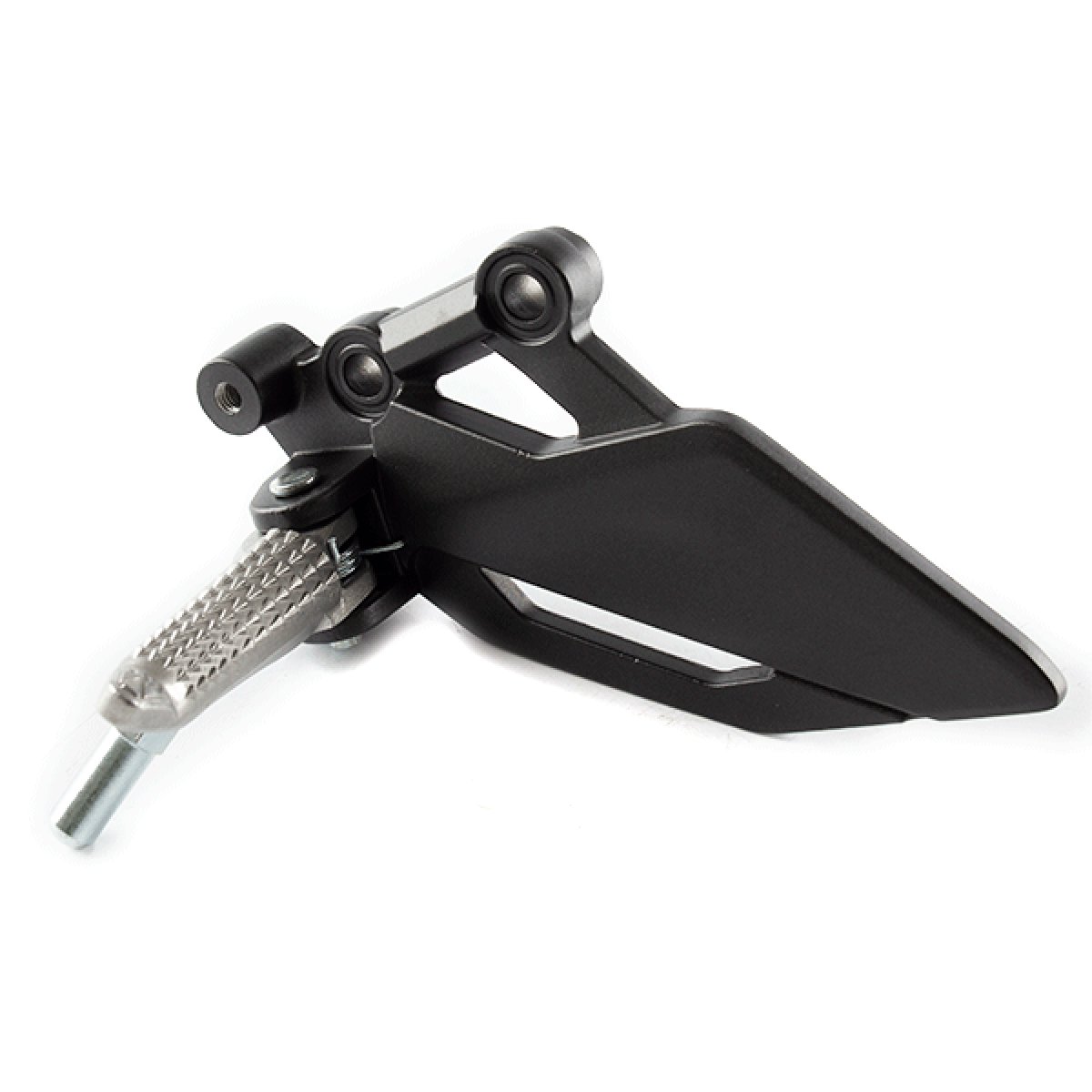CMPO Left Rider Footpeg with Bracket for SY125-10, SY125-10-E5, SY125-10-SE-E5 Black - Main Image
