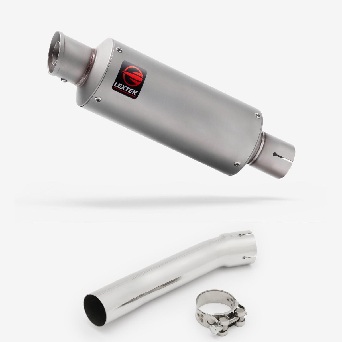 Lextek Slip-on Stainless Steel 240mm Exhaust for Suzuki SV650 99-02